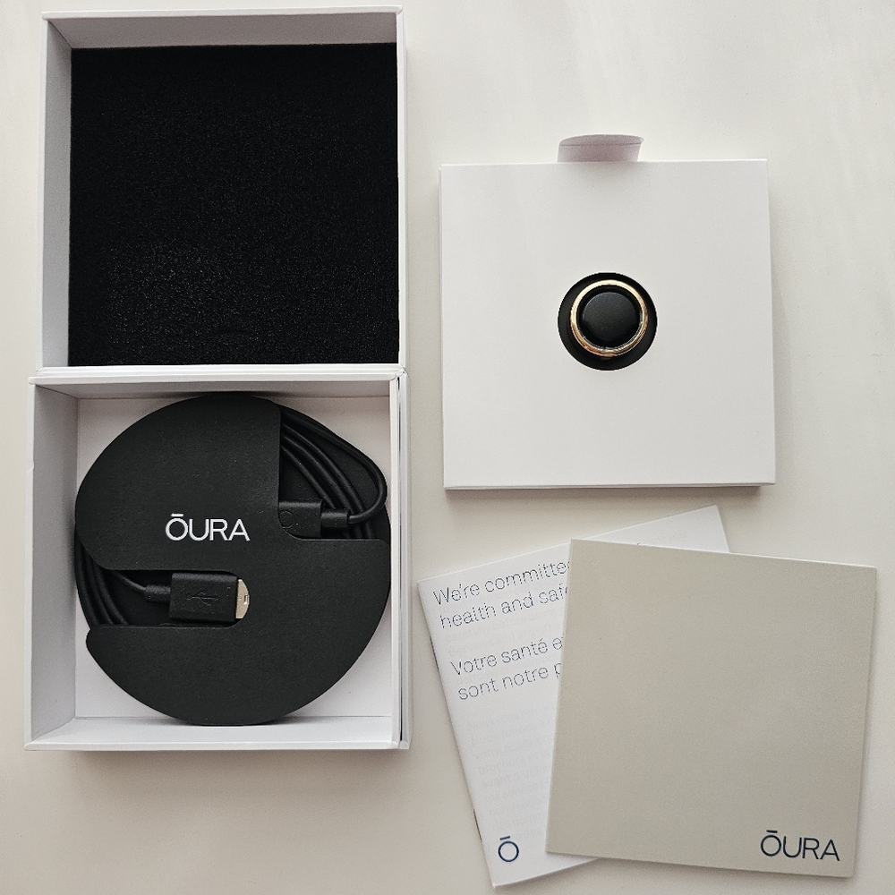 Oura Ring Gen3 Horizon Rose Gold size 7